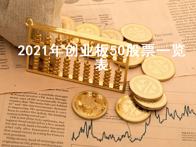 2021年创业板50股票一览表 2020年创业板50股票一览表